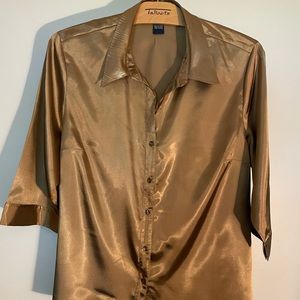 Venezia jeans Gold 3.4 length sleeve blouse 18/20